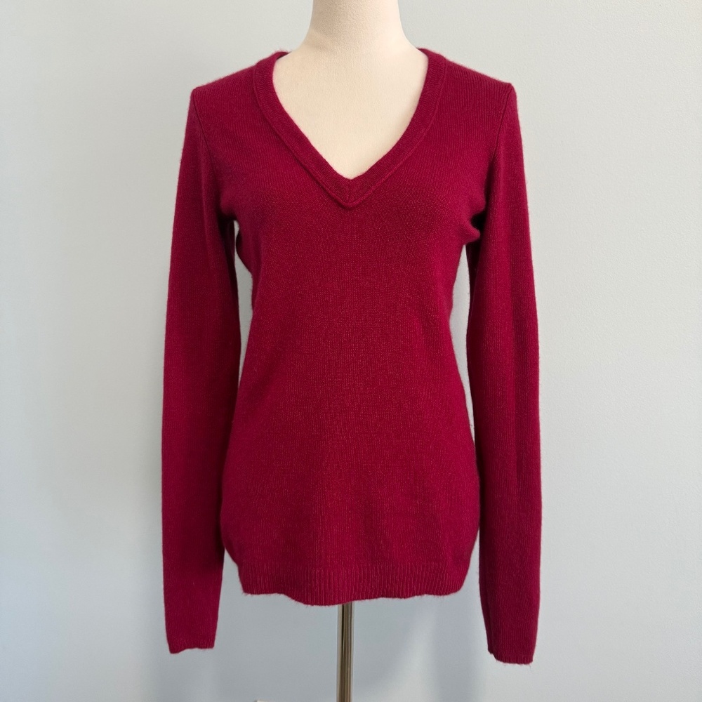 Martin‎ + Osa Women’s 100% Cashmere Burgundy Sweater Size S